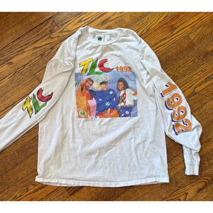Vintage 1992 TLC Cross Colours‎ Long Sleeve Shirt Size L